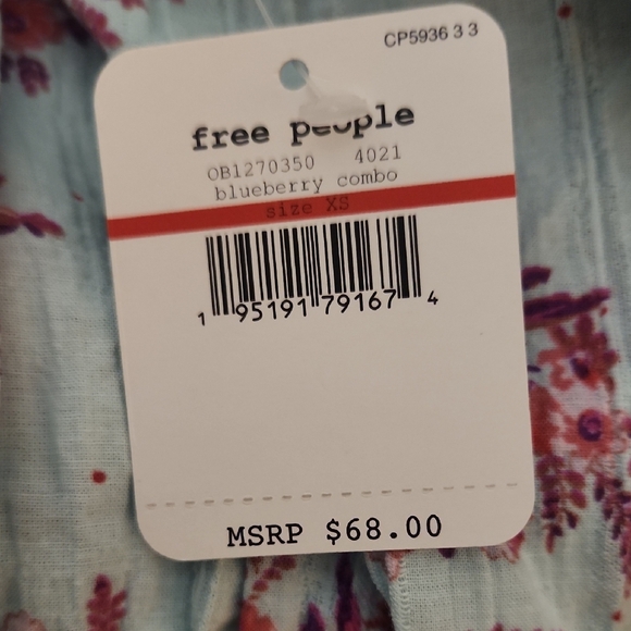 Free People Angela Bodysuit Nwt Size XS - Picture 12 of 13